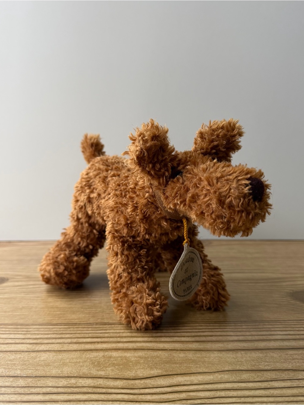 Doudou Et Compagnie Brown Terrier Plush Dog Stuffed Animal